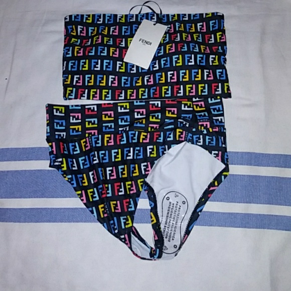 fendi 2 piece bathing suit